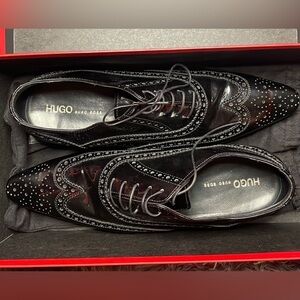 Hugo Boss Pier Leather Dress  Shoes , Size EU42/US 9⭐️